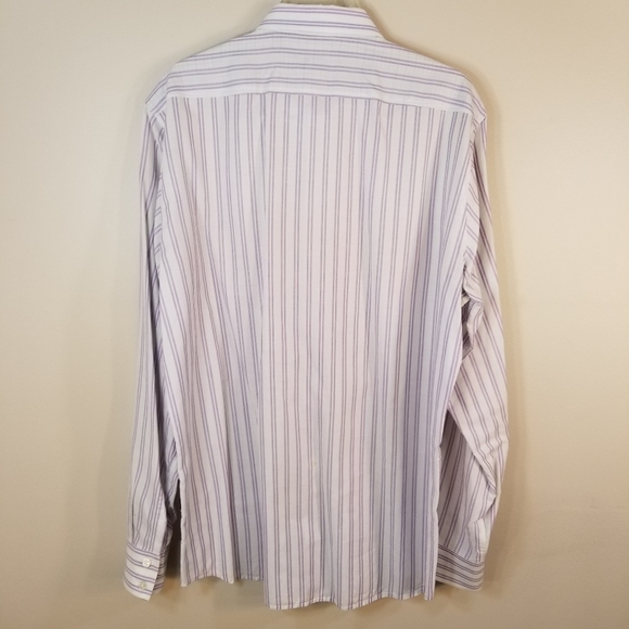 Hugo Boss BOSS Stripe Button Down Dress Shirt XL - Picture 15 of 16
